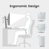 BenQ GW2490T Computer Monitor 24 100Hz FHD 1920x1080p | IPS | Eye-Care Tech | Low Blue Light | Anti-Glare | Adaptive Brightness | Height and Tilt Adjustable | Built-in Speakers | DisplayPort | HDMI