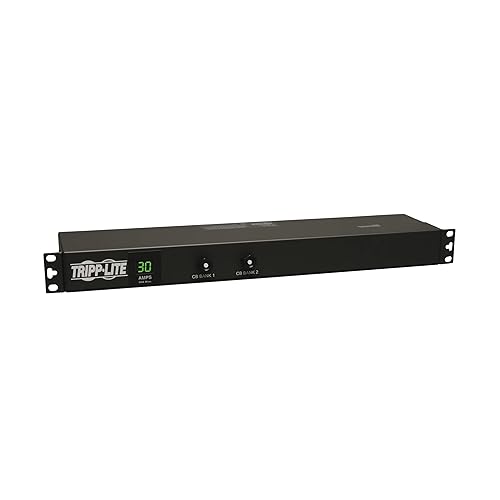 Tripp Lite 2.9kW Metered Rackmount PDU with Isobar Surge Protection, 120V, 3840 Joules, 12 Outlets Standard 5-15/20R, 15 ft / 4.5M L5-30P Power Cord, TAA Compliant, 2-Year Warranty (PDUMH30-ISO)