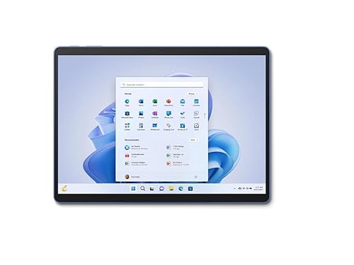 Microsoft Surface Pro 9 Tablet - 13 - Core i7 10th Gen i7-1265U Deca-core (10 Core) - 16 GB RAM - 256 GB SSD - Windows 11 Pro 64-bit - Sapphire - 2880 x 1920 - PixelSense Display - 15.50 Hours M