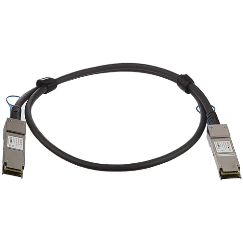 StarTech.com Cisco QSFP-H40G-CU1M Compatible 1m 40G QSFP+ to QSFP+ DAC Twinax - 40GbE QSFP+ Copper DAC 40 Gbps Low Power Passive Transceiver Module DAC Firepower C9200 (QSFPH40GCU1M)
