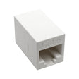 Tripp Lite Cat6 Gigabit Ethernet Straight-Through Modular In-Line Coupler Compact RJ45 White F/F TAA (N234-001-WH) Unshielded