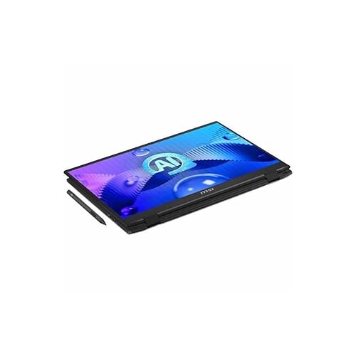 msi Summit E16 AI Studio A1VETG-036US 16 WQXGA 165Hz 2-in-1 Touchscreen Laptop, Intel Core Ultra 7-155H 3.8GHz, 32GB RAM, 1TB SSD, NVIDIA GeForce RTX 4050 6GB, Windows 11 Pro, Ink Black RTX 4050 Graphics