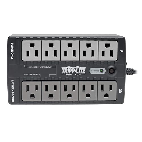 Tripp Lite 550Va 300W Ups Eco Green Battery Back Up Compact 120V USB Rj11, 8 Outlets ECO550UPS 550 VA