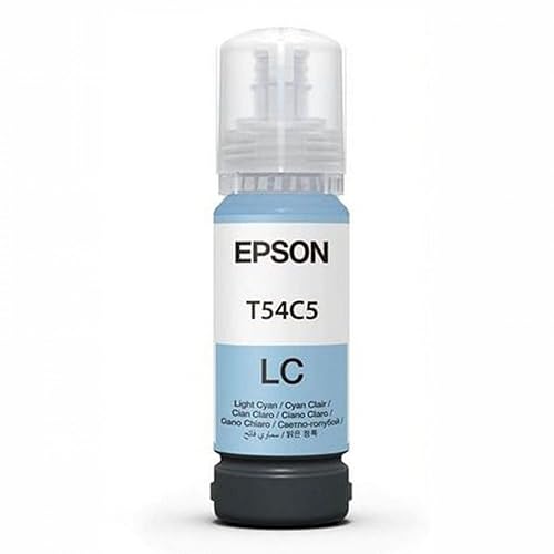 Epson Ink Bottle T54C5 Light Cyan Ink for SureLab D500 Printer (Ref C13T54C520)