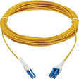 Tripp Lite 400G Fiber Optic Cable, Duplex Singlemode 9/125 OS2 Fiber Cable, CS-UPC/LC-UPC (M/M), LSZH Jacket, 10m, Yellow (N381L-10M)