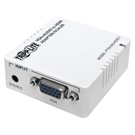 Tripp Lite P116-000-HDSC1 Component VGA Video and Audio to HDMI Converter/Scaler 1080p, White