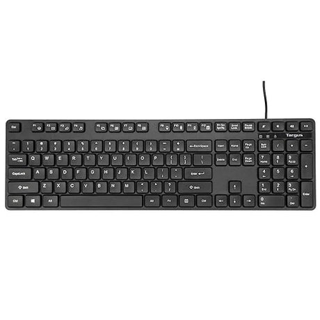 Targus USB Standard Size Corporate Keyboard with USB Port Connector, True Plug-and-Play Device, Connects with Windows and Mac (AKB30US)