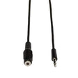 Tripp Lite 3.5mm Mini Stereo Audio Extension Cable for Speakers and Headphones (M/F), 10-ft.(P311-010),Multicolor 10-feet