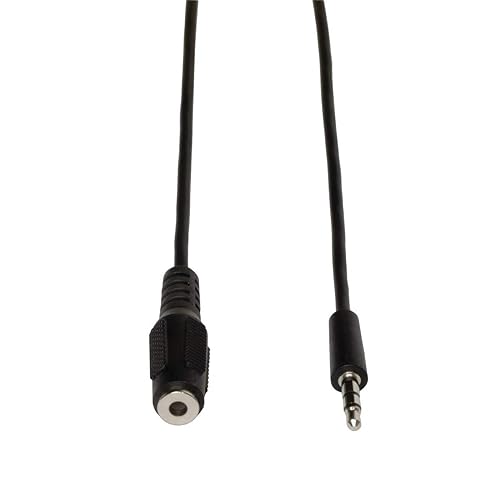Tripp Lite 3.5mm Mini Stereo Audio Extension Cable for Speakers and Headphones (M/F), 10-ft.(P311-010),Multicolor 10-feet