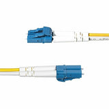 StarTech.com 50m (164ft) LC to LC (UPC) OS2 Single Mode Duplex Fiber Optic Cable, 9/125, 100G, LSZH Fiber Jumper Cord 164 ft / 50 m LC to LC