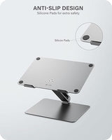 ALOGIC Elite Adjustable Laptop Stand, Ergonomic Riser Aluminium Design, Portable and Sturdy, Compatible with MacBook Pro, MacBook Air, Dell XPS, Chromebook and More.