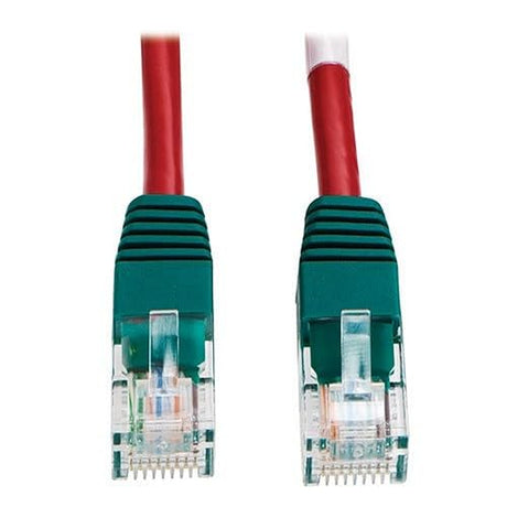 Tripp Lite 10ft Cat5e Cross-over Patch Cable Red (N010010RD)