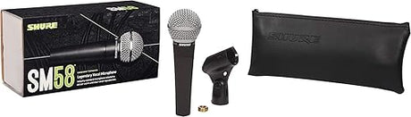 Shure SM58 Professional XLR Dynamic Vocal Microphone – Cardioid Mic for Live Performance, Studio Recording, Podcasting & Broadcasting (SM58-LC) SM58-LC Only