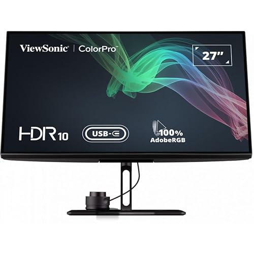 ViewSonic VP2786-4K 27 Inch Premium IPS 4K USB C Monitor with