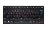 Cherry KW 9200 Mini Wireless Rechargeable Compact Keyboard. with Bluetooth 5.0 and Wired Connection