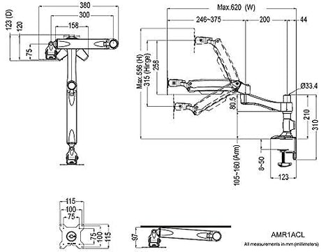 Amer AMR1ACL - Mounting Kit