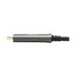 Tripp Lite USB-C Fiber (10 Gbps) Data Cable, USB 3.2 Active Optical Cable, Male to Male, Black, Plenum-Rated for in Wall & Ceiling Installations, 98 Feet / 30 Meters, 3-Year Warranty (U420F-30M-D3)