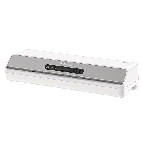 Fellowes Amaris 125 laminator Machine, School or Office use, 12.5 max Width, with 10 Jam Free Laminating Sheets