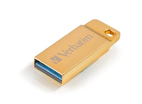 Verbatim 16GB Metal Executive USB 3.0 Flash Drive - Gold