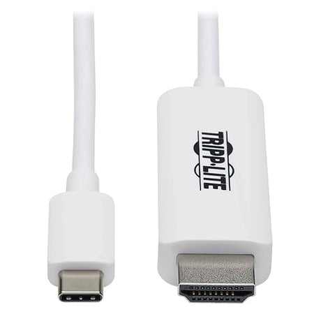 Tripp Lite USB C To HDMI Adapter Cable 4K, 4:4:4 Thunderbolt 3 White 3ft