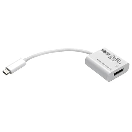 Tripp Lite USB 3.1 To DisplayPort Adapter - Dual Monitor Graphics Card Adapter, 4Kx2K, 3840x2600 At 60 Hz Maximum Resolution - U444-06N-DP-AM
