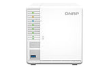 QNAP TS-364-8G-US 3 Bay High-Performance Desktop NAS with 2.5GbE and M.2 SSD caching for Running Virtual Machines and Qtier 3 Bay Diskless