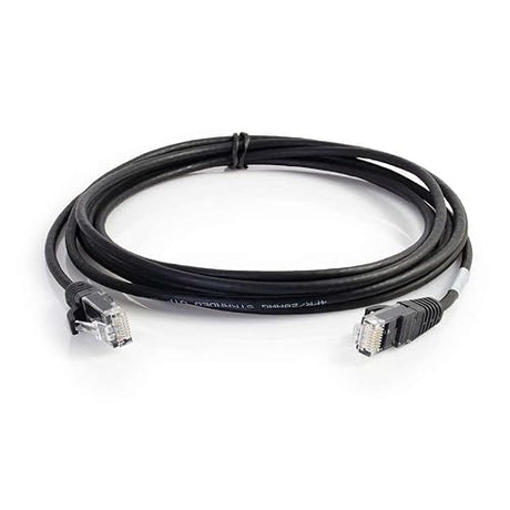 C2G 01100 Cat6 Slim Cable - Snagless Unshielded Slim Network Patch Cable, Black (2 Feet, 0.60 Meters) 2-feet Black