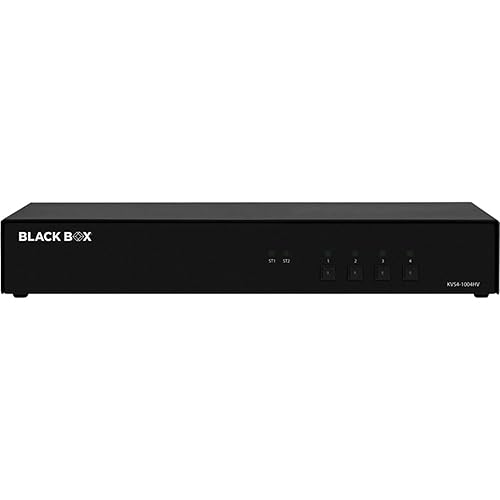 Black Box Network Services KVS4-1004HV Secure Kvm Switch - 4-port Single-monitor Flexport Hdmi/displayport Taa If Ou