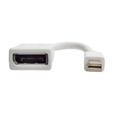 Tripp Lite 6in Mini DisplayPort 1.2a to DisplayPort Video Adapter Converter Cable 4Kx2K @ 60Hz M/F 6 White (P139-06N-DP-V2B)