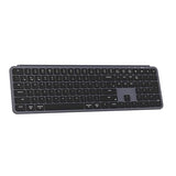 Keychron B6 Pro Ultra Thin Wireless Keypad, Full-Size QMK with Numeric Keypad, 2.4GHz/Bluetooth 5.2/USB Connection, Long Battery Life, Compatible with Mac Windows Linux - White