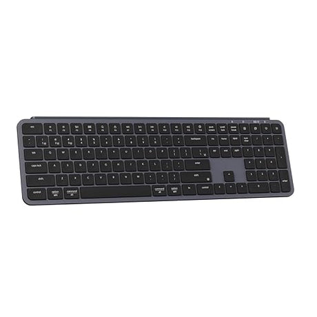 Keychron B6 Pro Ultra Thin Wireless Keypad, Full-Size QMK with Numeric Keypad, 2.4GHz/Bluetooth 5.2/USB Connection, Long Battery Life, Compatible with Mac Windows Linux - White