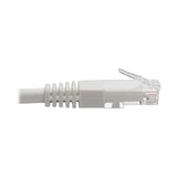 Tripp Lite 2ft Cat6 Gigabit Molded Patch Cable RJ45 M/M 550MHz 24 AWG White (N200-002-WH) 2 ft. White