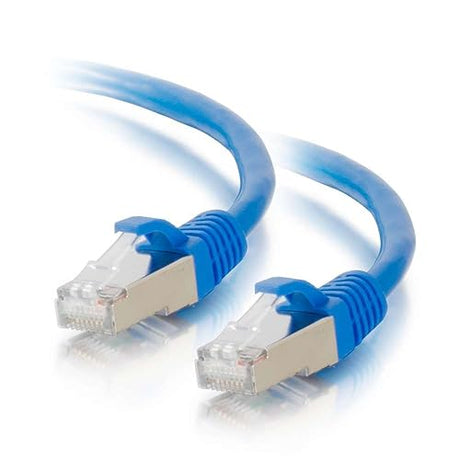 C2G 00792 Cat6 Cable - Snagless Shielded Ethernet Network Patch Cable, Blue (2 Feet, 0.60 Meters) 2 Feet Blue