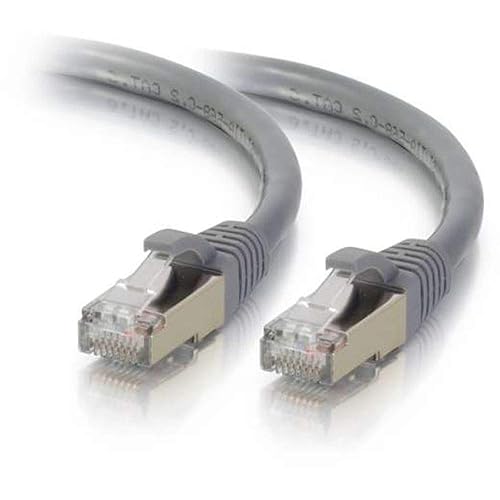 C2G 28706 Cat5e Cable - Snagless Shielded Ethernet Network Patch Cable, Gray (100 Feet, 30.48 Meters)