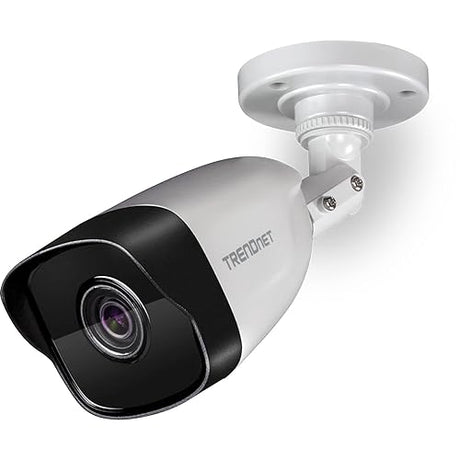 TRENDnet Indoor/Outdoor 4MP H.265 PoE IR Bullet Network Camera, TV-IP1328PI, 2560 x 1440, Security Camera with Night Vision up to 30m (98 ft), IP67 Rated, Free iOS and Android Mobile Apps No Micro SD Slot Camera