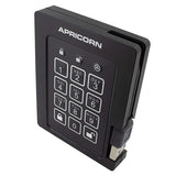 Apricorn Aegis Padlock 480 GB SSD 256-Bit, FIPS 140-2 Level 2 Validated Ruggedized USB 3.0 Encrypted External Portable Drive (ASSD-3PL256-480F) 480GB