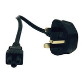 Tripp Lite 6ft Computer Power Cord UK Cable C5 To BS-1363 Plug 13A 6