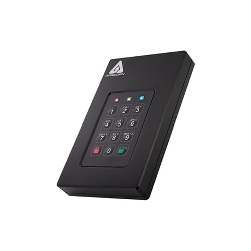 Apricorn Aegis Fortress L3 - FIPS Validated, 4TB SSD USB 3.0 Hardware Encrypted Portable Drive