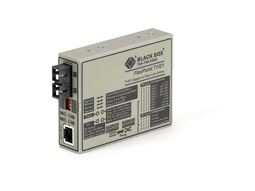 BLACK BOX NETWORK SERVICES FLEXPOINT T1/E1 TO FIBER LINE DRIVER, SI