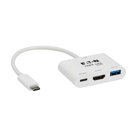 Tripp Lite Multiport Adapter USB-C Hub for Laptop - HDMI, USB, and USB-C Ports | 4K@60Hz HDMI, USB 3.2 Gen 1 with 5 Gbps Data Transfer, 140W PD Charging, 3-Year Warranty (U444-06N-H4U-C3)