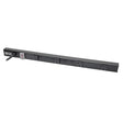Y417U Tripp Lite 4 Right-Angle Outlet Power Strip, 6 Ft. Long Cord, Right-Angle 5-15P Plug, 24 Inches, 120V, Metal, Black (PS2404RA06B)