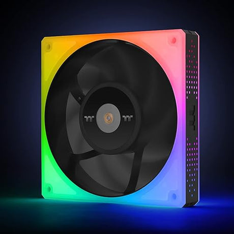 Thermaltake TOUGHFAN 14 RGB Radiator Fan 3 Pack, 16.8 Million RGB Lighting, Max Air Flow 107 CFM, CL-F136-PL14SW-A TOUGHFAN 14 3 Pack Rgb