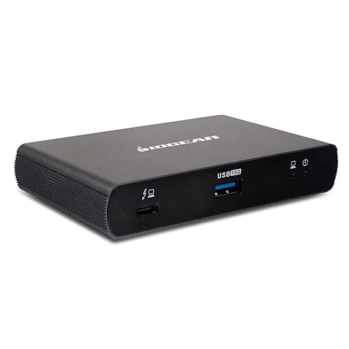 IOGEAR Quantum Thunderbolt 4 Mini Dock, Single 8K / Dual 4K Display, Up to 3 USB-C or Thunderbolt 4 Devices, 40 Gbps (Win 10, 11 / Mac M2 Pro M3 Pro) GTD4MTHAA