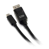C2G USB C Cable, USB C to Display Port Adapter, 4K 30Hz, 10 Feet (3M), Black, Cables to Go 26905
