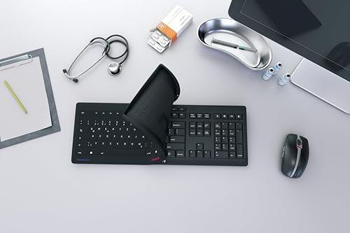 Cherry Stream Protect Keyboard. Classic Stream with Membrane Cover Removable and Washable.