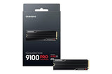 Samsung 9100 PRO with Heatsink - 2TB PCIe 5.0 x4, NVMe 2.0, M.2 Internal SSD, Up to 14,700MB/s, Fast Speed, Thermal Contorl, MZ-VAP2T0CW [Canada Version]