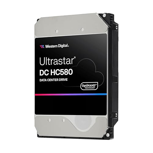 Western Digital Ultrastar DC HC580 WUH722424ALE604 0F62798 24TB 7.2K RPM SATA 6Gb/s 512e 3.5in Enterprise Hard Drive