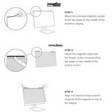 Targus 4Vu Privacy Screen for 21.5 Edge to Edge Infinity Monitors (16:9) - Privacy Up To 30-Degree Viewing Angle with Anti-Reflective Coating and Blue Light Filter (ASF215W9EMGL)