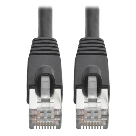 Tripp Lite Cat6a Ethernet Cable, 10G-Certified Patch Cable, Snagless, Shielded STP PoE Ethernet Cord, 4 ft, Black (N262-004-BK) 4ft. Black