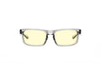 GUNNAR Optiks ENI-06701 Enigma Computer Glasses-Block Blue Light, Anti-Glare, Minimize Digital Eye Strain-Prevent Headaches, Reduce Eye Fatigue and Sleep Better Amber Lens Gray Crystal
